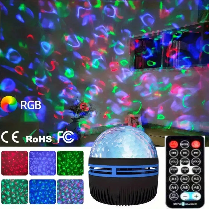 KHOSA CLOTHING™ Galaxy and Water Ocean Wave Projector For Bedroom