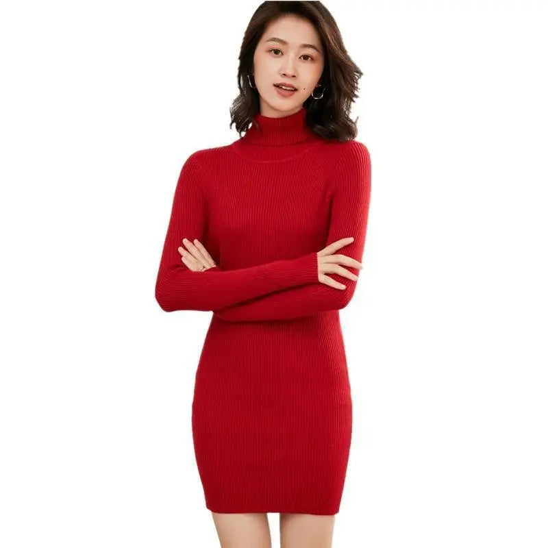 KHOSA CLOTHING™ Turtleneck One piece Women's Dresses