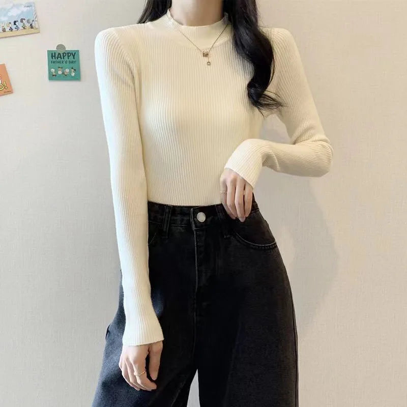 KHOSA CLOTHING™ Turtleneck Long Sleeve Sweater