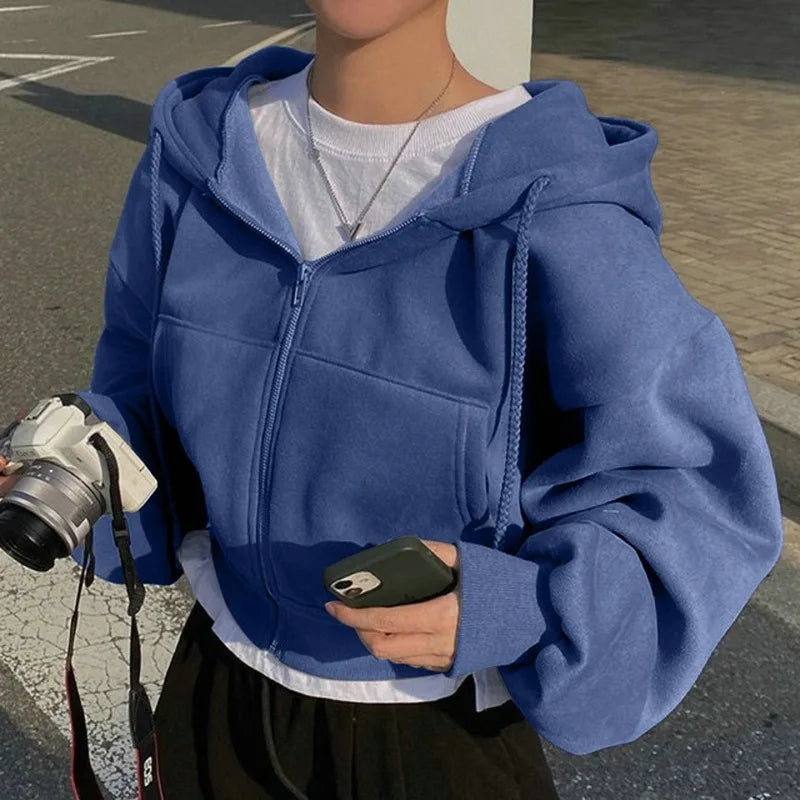 KHOSA CLOTHING™ Oversized Zip-Up Hoodie