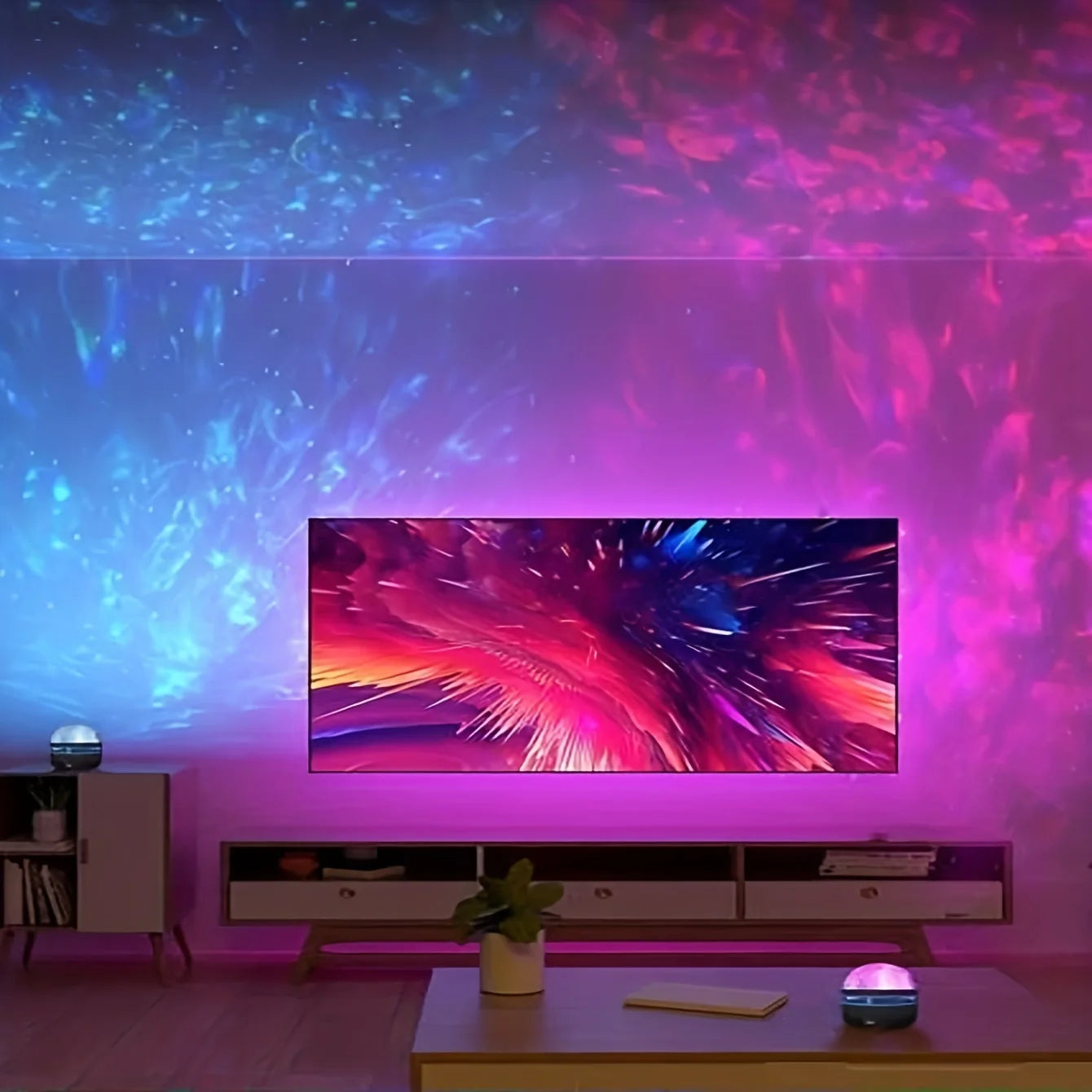 KHOSA CLOTHING™ Galaxy and Water Ocean Wave Projector For Bedroom