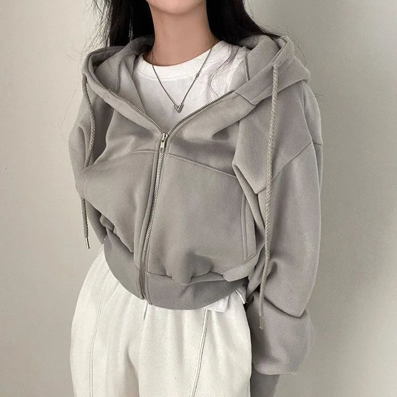 KHOSA CLOTHING™ Oversized Zip-Up Hoodie