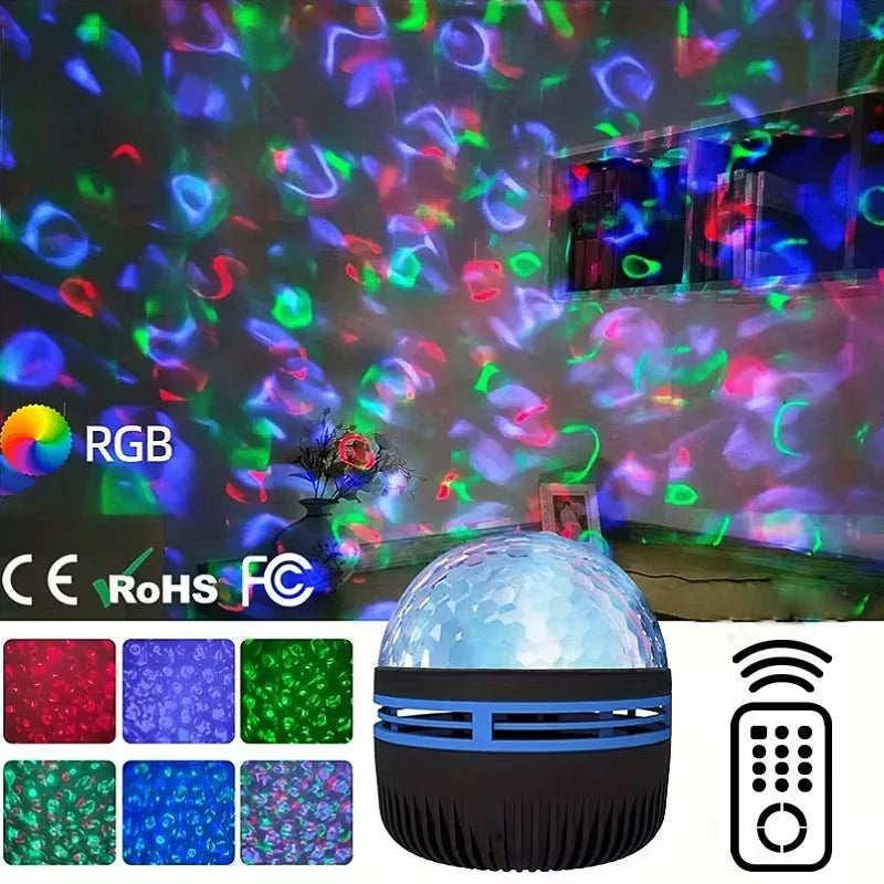 KHOSA CLOTHING™ Galaxy and Water Ocean Wave Projector For Bedroom