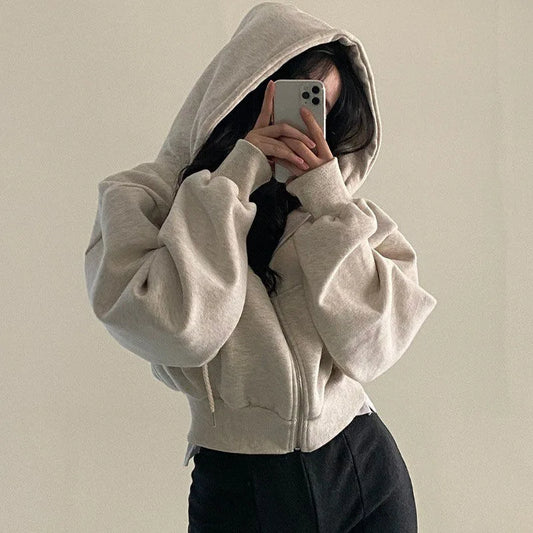 KHOSA CLOTHING™ Oversized Zip-Up Hoodie