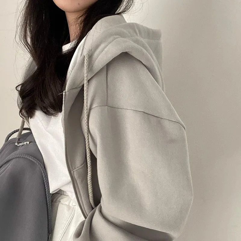 KHOSA CLOTHING™ Oversized Zip-Up Hoodie